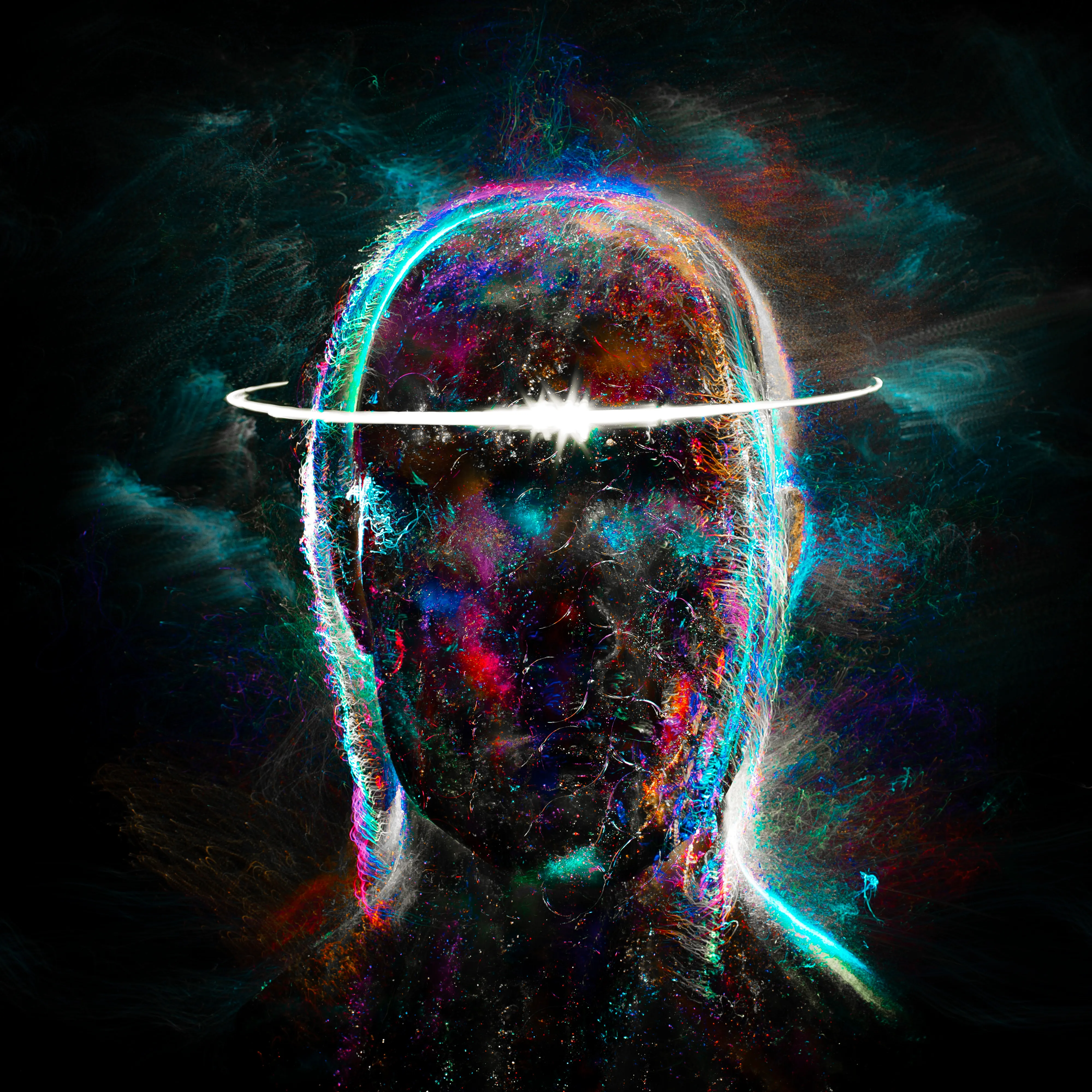 Une fusée dans l&#x27;espace