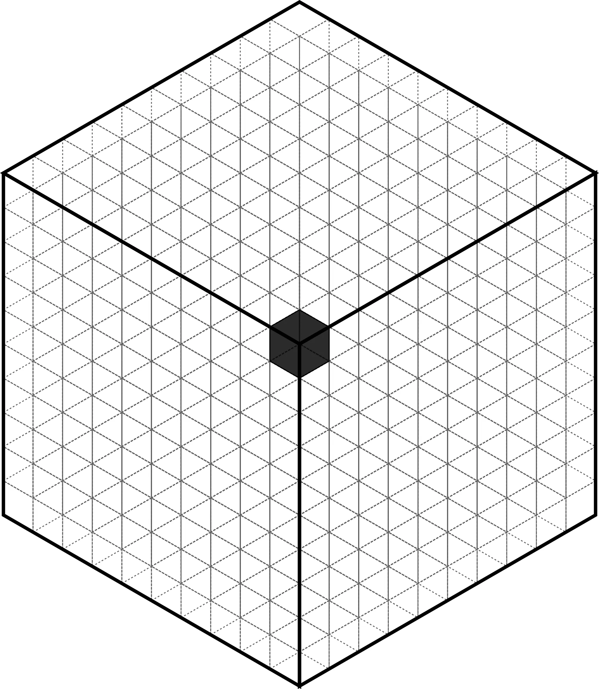 Une fusée dans l'espace